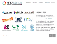 Tablet Screenshot of kipka-design.com